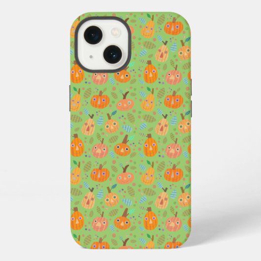 Etui iPhone 13 Étui iPhone Patch Citrouille (Verso)