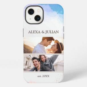 Etui iPhone 13 Étui iPhone personnalisé avec 2 photos pour couple