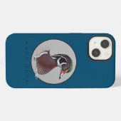 Etui iPhone 13 Étui iPhone Wood Duck (Verso Horizontal)