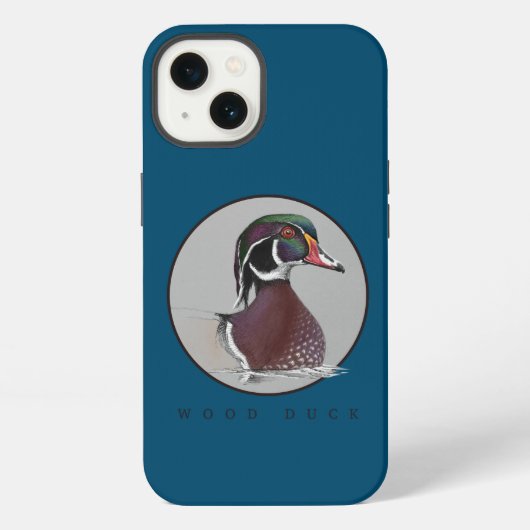 Etui iPhone 13 Étui iPhone Wood Duck (Verso)