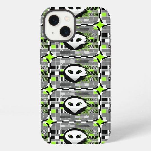 Etui iPhone 13 Étui Multi iPhone Alien TV presque inexistant (Verso)