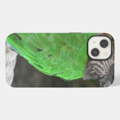 Etui iPhone 13 Étui "PERROQUET VERT CLAIR" pour iPHONE 7 (Verso Horizontal)