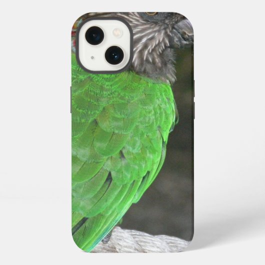 Etui iPhone 13 Étui "PERROQUET VERT CLAIR" pour iPHONE 7 (Verso)