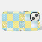 Etui iPhone 13 Étui pour iPad Case-Mate en faux patchwork de styl (Verso Horizontal)