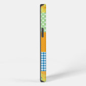 Etui iPhone 13 Étui pour iPad Mini Daffodils, Faux-Patchwork Camp (Côté droit)