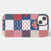 Etui iPhone 13 Étui pour iPad Mini Retina : Patchwork de cœurs et (Verso Horizontal)