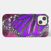Etui iPhone 13 Étui pour iPad Papillon Monarque Violet Améthyste (Verso Horizontal)