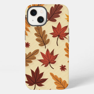Etui iPhone 13 Étui pour iPhone 13 à motif de feuilles d'automne