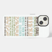Etui iPhone 13 étui pour iPhone 13 avec prière Shema (Verso Horizontal)