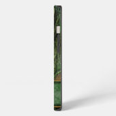 Etui iPhone 13 Étui pour iPhone 6 Plumes de Paon Monogramme (Côté gauche)