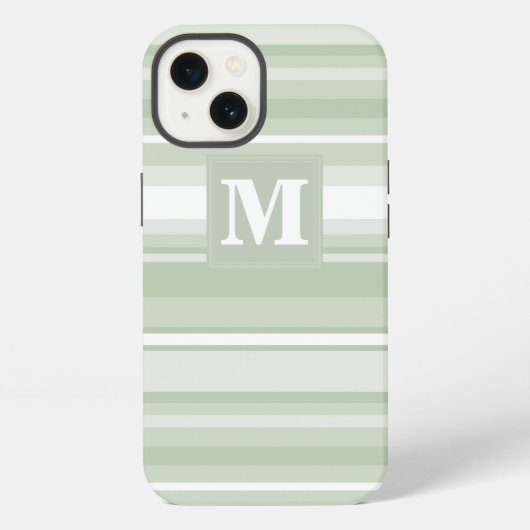 Etui iPhone 13 Étui pour iPhone Case-Mate avec des rayures vert p (Verso)