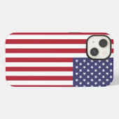 Etui iPhone 13 Étui pour iPhone Drapeau Américain (Verso Horizontal)