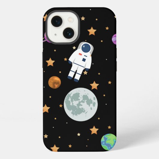 Etui iPhone 13 Étui pour iPhone / iPad lune spatiale (Verso)