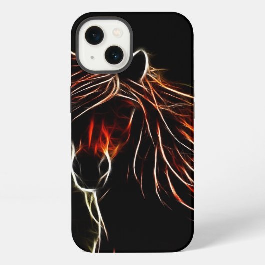 Etui iPhone 13 Étui pour iPhone X Cheval Brun (Verso)