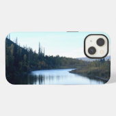 Etui iPhone 13 Étuis iPhone Streaming Through Glacier (Verso Horizontal)