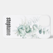 Etui iPhone 13 Eucalyptus Pattern iphone Case (Verso Horizontal)