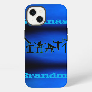 Etui iPhone 13 Événements de gymnastique garçons / hommes Ombre
