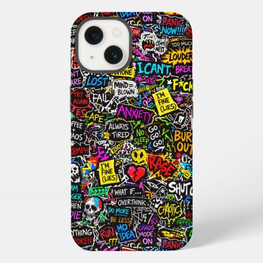 Etui iPhone 13 Expérience ZOYNKLAB 0047025 Chaos (Verso)