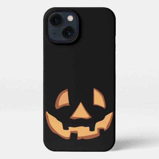 Etui iPhone 13 Face citrouille 1 (Verso)