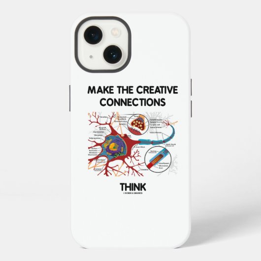 Etui iPhone 13 Faire des connexions créatives penser Neuron Synap (Verso)