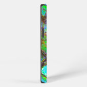Etui iPhone 13 Falln Peacock Ammolite (Côté droit)