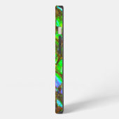 Etui iPhone 13 Falln Peacock Ammolite (Côté gauche)