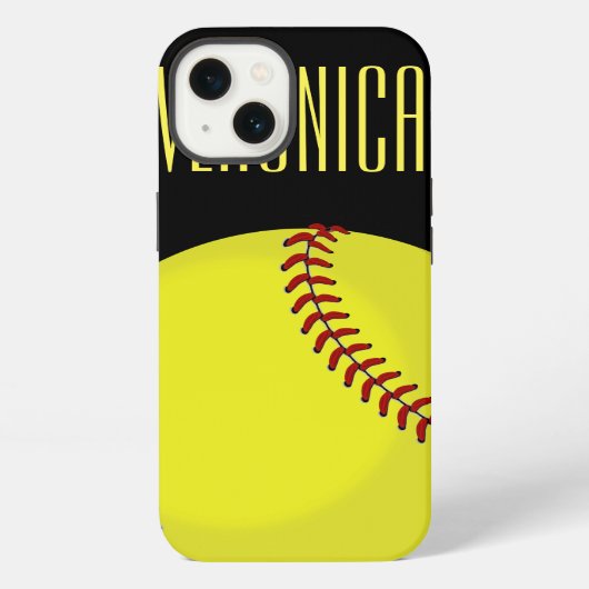 Etui iPhone 13 Fan de softball (Verso)