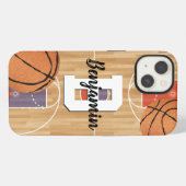 Etui iPhone 13 Fans de basketball (Verso Horizontal)