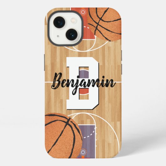 Etui iPhone 13 Fans de basketball (Verso)