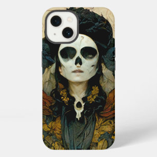 Etui iPhone 13 Fantaisie de sorcière corbeau Horreur Goth Gothiqu