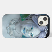 Etui iPhone 13 Fée d'hiver (Verso Horizontal)
