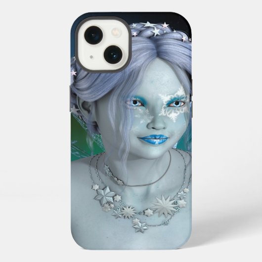 Etui iPhone 13 Fée d'hiver (Verso)