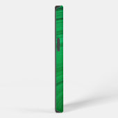 Etui iPhone 13 Fermeture du Malachite vert (Côté droit)