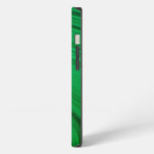 Etui iPhone 13 Fermeture du Malachite vert (Côté gauche)