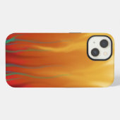 Etui iPhone 13 Feu - Flammes simulées Art abstrait (Verso Horizontal)