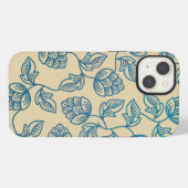 Etui iPhone 13 Feuille de houle Motif (Verso Horizontal)