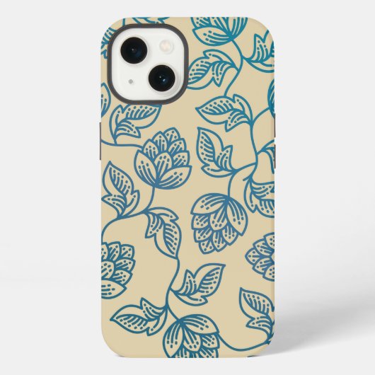 Etui iPhone 13 Feuille de houle Motif (Verso)