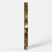 Etui iPhone 13 Feuille d'or (Côté droit)
