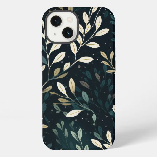 Etui iPhone 13 Feuilles (Verso)
