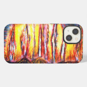 Etui iPhone 13 Feux de fourrage (Verso Horizontal)
