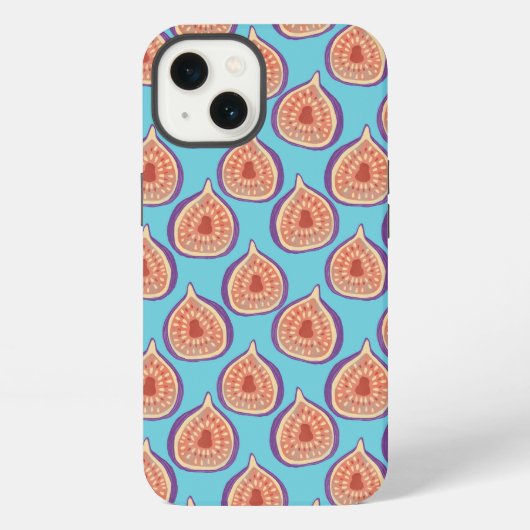 Etui iPhone 13 Figue Violette Bleue (Verso)