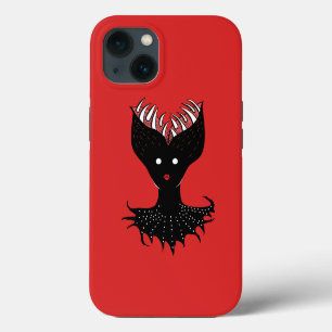 Etui iPhone 13 Fille démoniaque effrayante Personnage gothique so