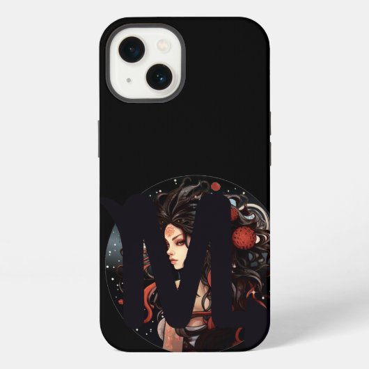 Etui iPhone 13 fille scorpio (Verso)