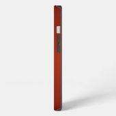 Etui iPhone 13 Finition acajou (Côté gauche)