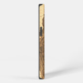 Etui iPhone 13 Finition Ziricote (fausse) (Côté droit)