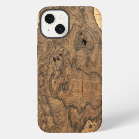 Etui iPhone 13 Finition Ziricote (fausse) (Verso)