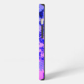 Etui iPhone 13 Fir Tree & Snowflakes & Your Name (Côté gauche)