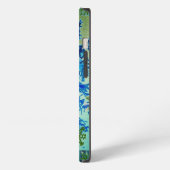 Etui iPhone 13 Fir Tree & Snowflakes & Your Name Case-Mate iPhone (Côté gauche)