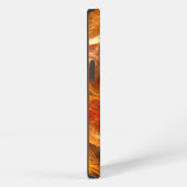 Etui iPhone 13 Firestorm Nova Art Abstrait (Côté droit)