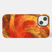 Etui iPhone 13 Firestorm Nova Art Abstrait (Verso Horizontal)